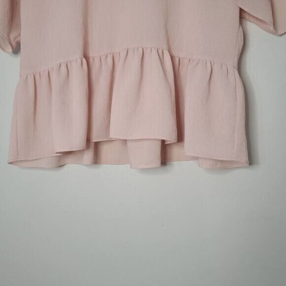 Aritzia Wilfred Macee Short Sleeve Peplum Blouse Size‎ XXS - Picture 5 of 8